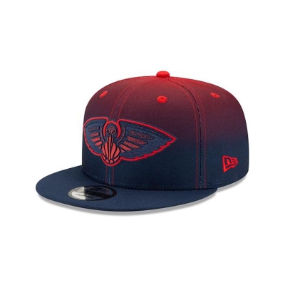 Blue New Orleans Pelicans Hat - New Era NBA Back Half 9FIFTY Snapback Caps USA0168324